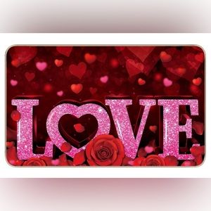 Valentine's Day Doormat Love Pattern Mat Indoor Outdoor‎ Decorative Floor Mat